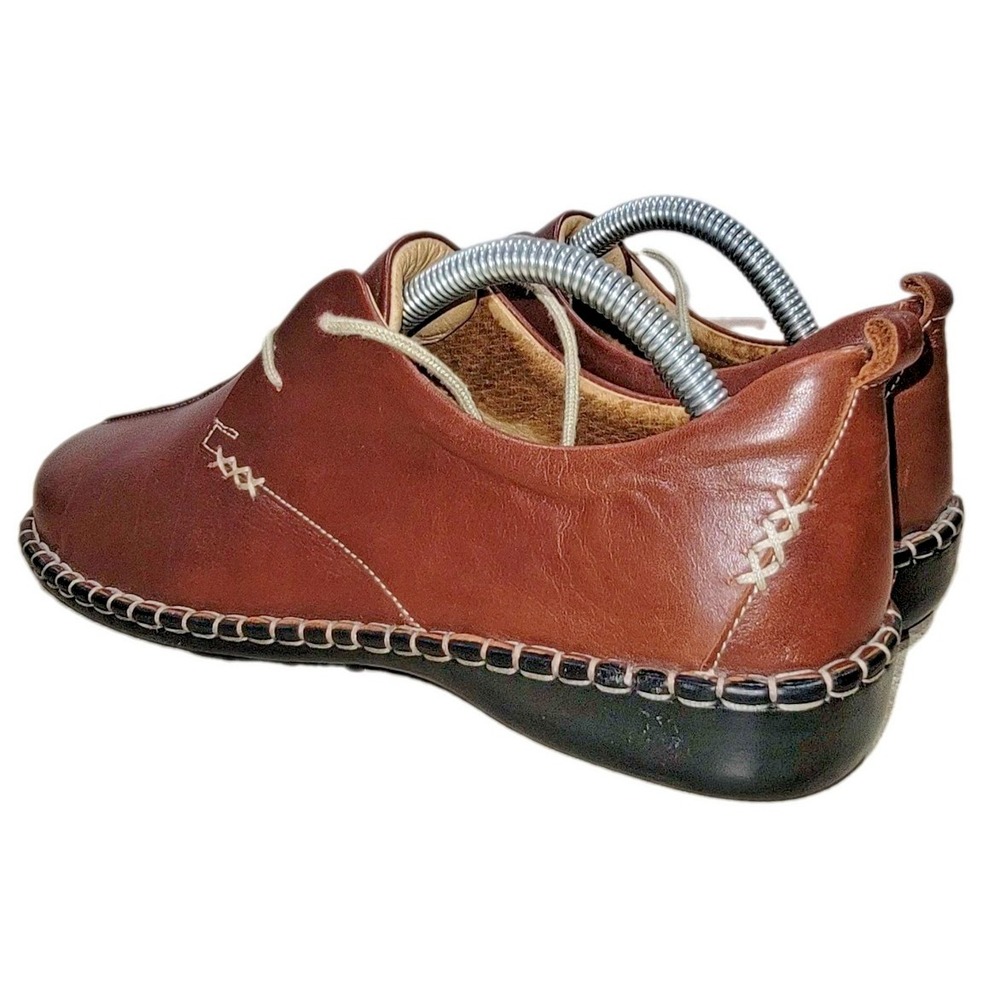 Josef Seibel Shoes Women Size 10  EU Size‎ 41 Brown Lindsay Oxford Leather - Picture 3 of 12